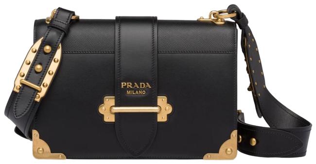 Prada Cahier Large Shoulder Cross Body Bag