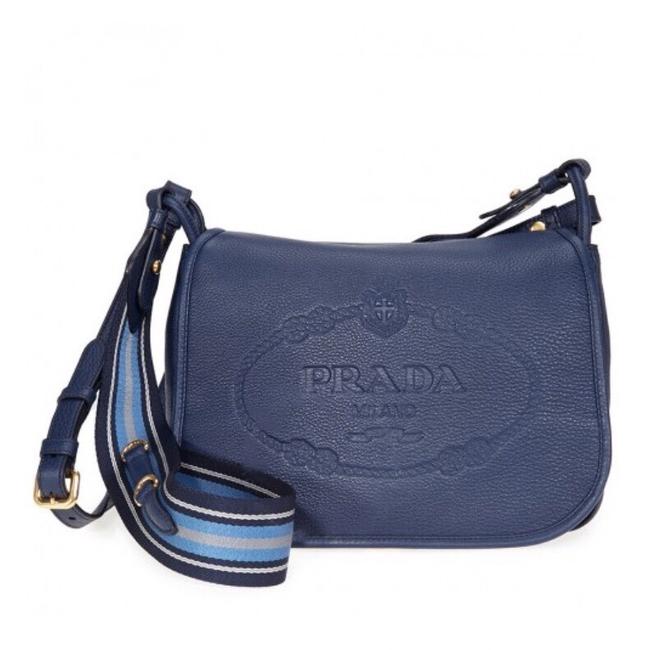 Prada Calfskin Leather Shoulder Cross Body Bag