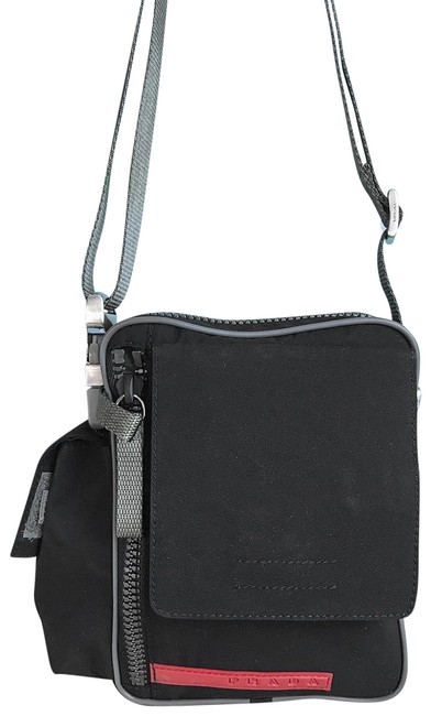 Prada Camera Black Nylon Cross Body Bag