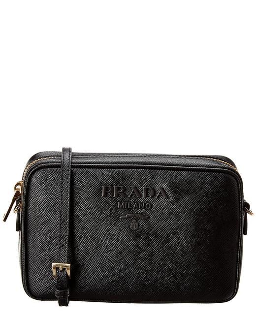Prada Camera Saffiano Leather Black Cross Body Bag
