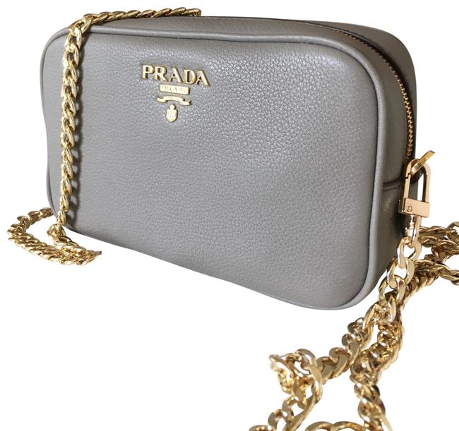 Prada Camera Tan Cross Body Bag