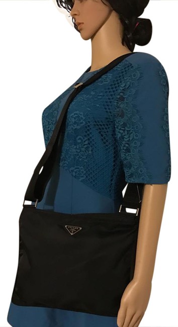 Prada Canvas Black Cross Body Bag