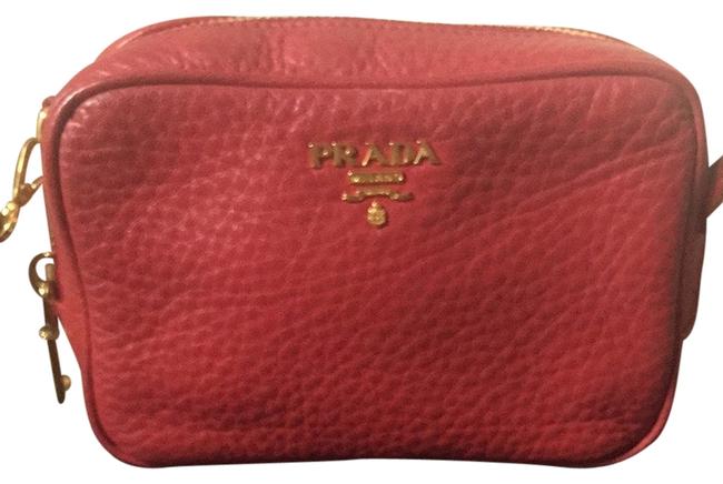 Prada Contenitori Tracolla Red Cross Body Bag