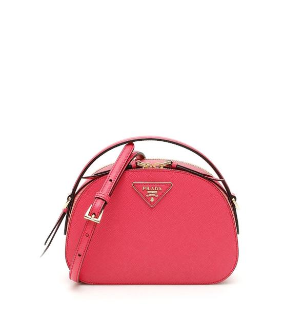 Prada Cr New Odette Pink Leather Cross Body Bag