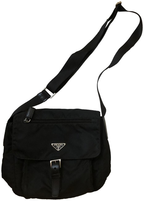 Prada Shoulder CrossbodyShoulder Black Nylon Cross Body Bag