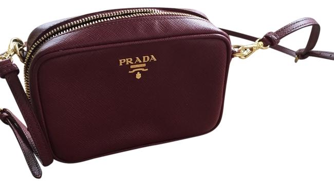 Prada Dark Red Cross Body Bag