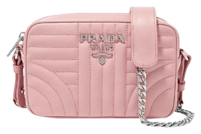 Prada Diagramme Quilted Leather Cross Body Bag
