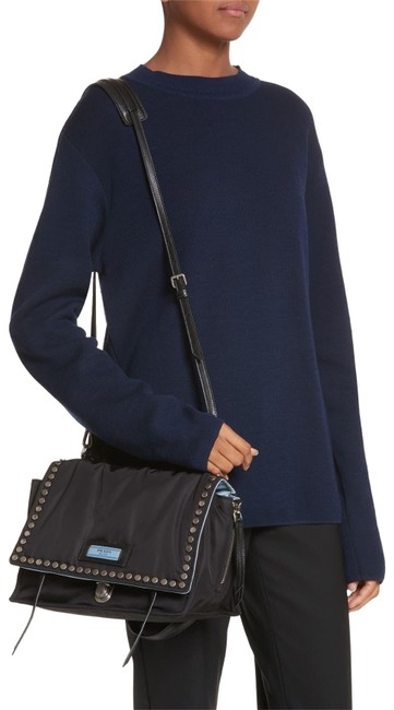 Prada Etiquette Green Nylon Cross Body Bag