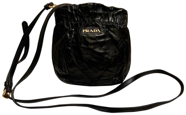 Prada Bandoliera Black Nappa Leather Cross Body Bag