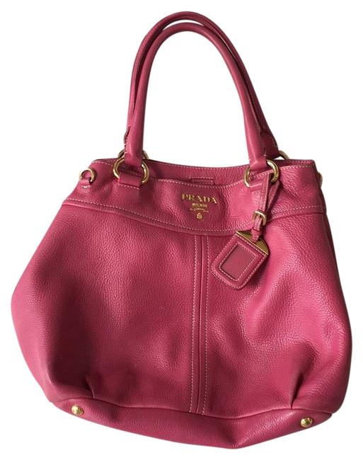 Prada Handbag Or Tote. Pink Leather Cross Body Bag