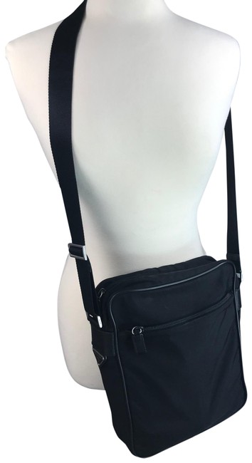 Prada Messenger Very Good Tessuto Black Nylon Cross Body Bag