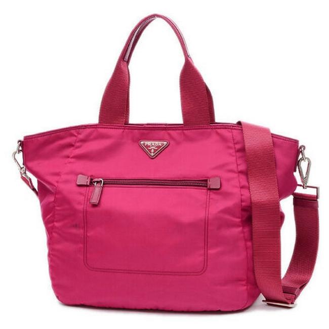 Prada Messenger Tessuto Nylon Canvas Cross Body Bag