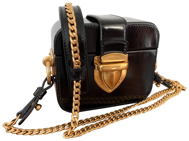 Prada Mini Bandoliera Black Cross Body Bag