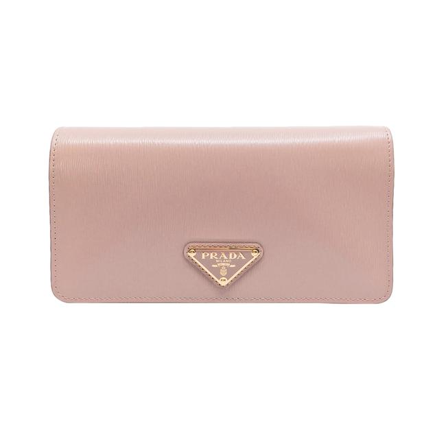 Prada Mini Bandoliera Burgundy Triangle Logo Beige Leather Cross Body Bag