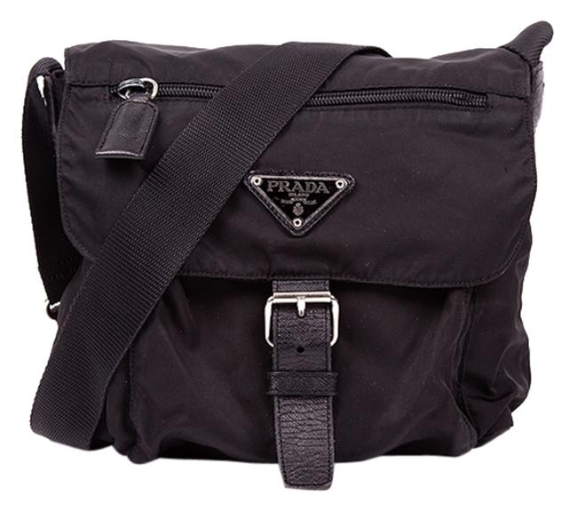 Prada Messenger Mini Black Nylon Cross Body Bag