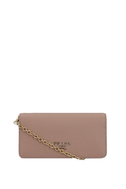 Prada Mini Saffiano Pink Leather Cross Body Bag