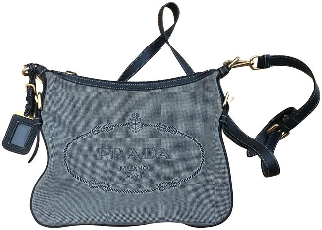 Prada Monogram Cross Body Bag