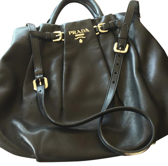 Prada Nappa Sport Bn1200 Black Leather Cross Body Bag