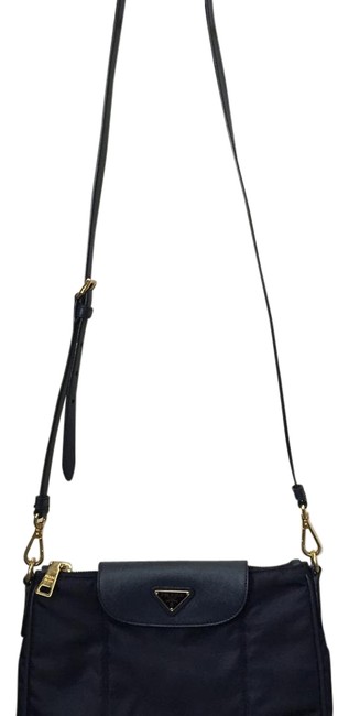 Prada Navy Blue Nelon Cross Body Bag
