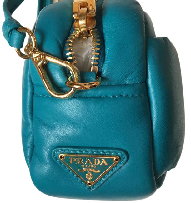 Prada New Turicose Lambskin Leather Cross Body Bag