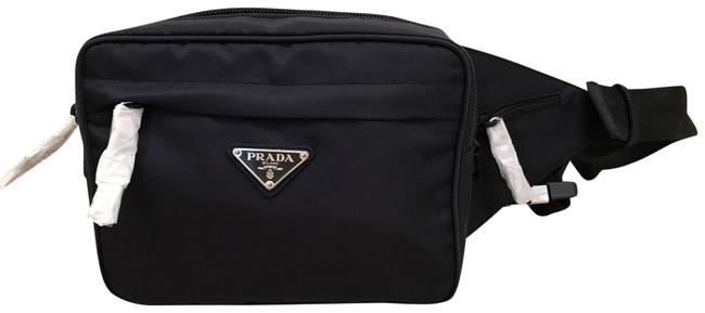 Prada Belt New Waist Navy Blue Nylon Cross Body Bag