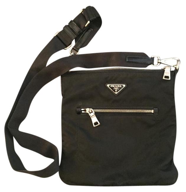 Prada No Black Nylon Cross Body Bag