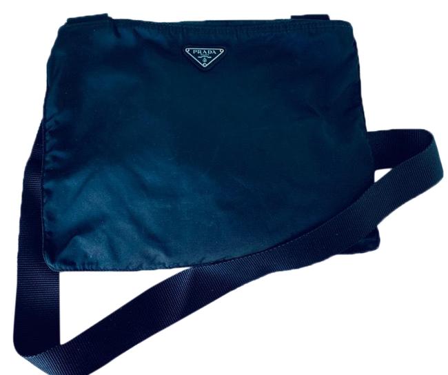 Prada Nylon Vela Sport Black Cross Body Bag