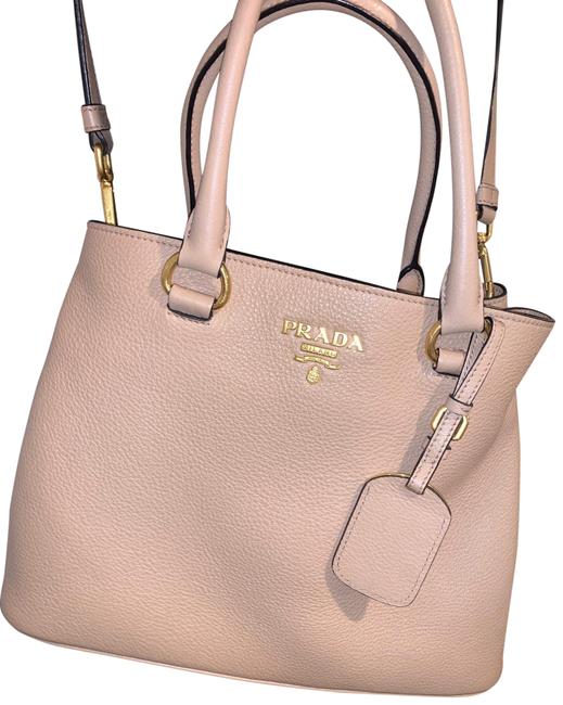 Prada Phenix Tan Leather Cross Body Bag