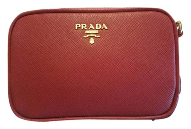 Prada Pink Leather Cross Body Bag