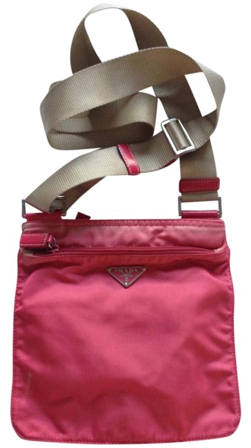 Prada Pink Nylon Cross Body Bag