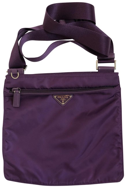 Prada Purple Nylon Cross Body Bag
