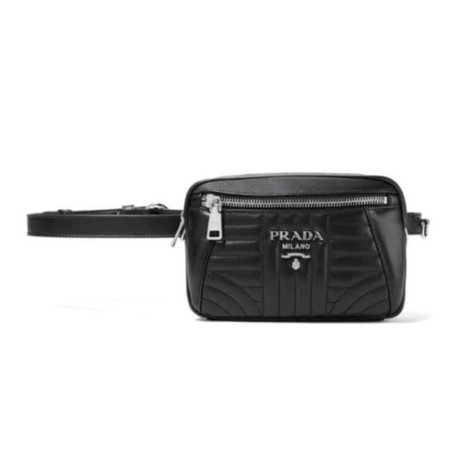 Prada Belt Quilted Leather Cross Body Bag