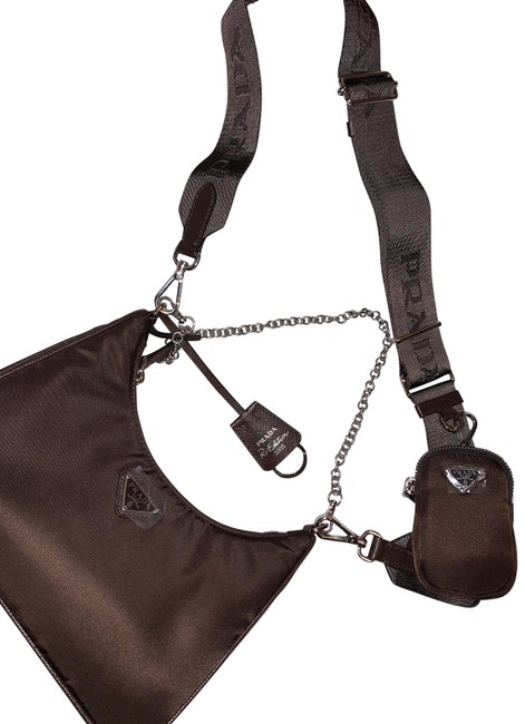 Prada Re edition Tessuto Brown Cross Body Bag
