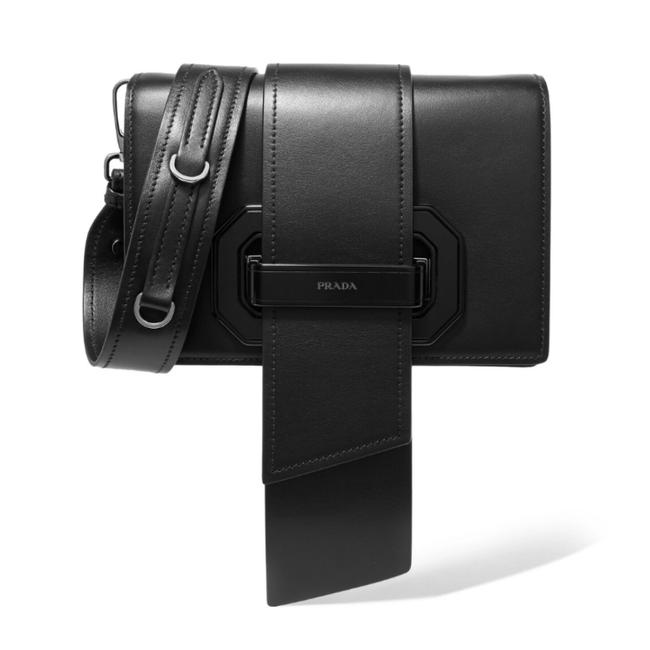 Prada Shoulder Ribbon Plexi Cross Body Bag