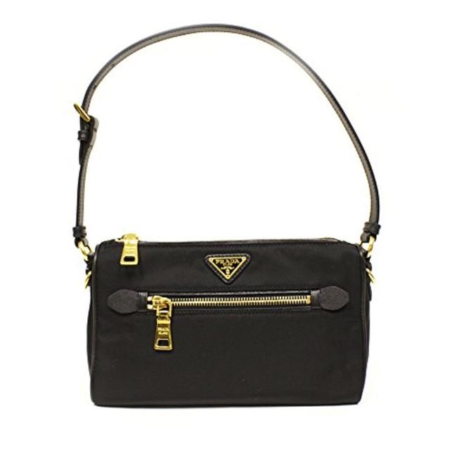 Prada Sacca Sottospalla Black Tessuto Nylon Cross Body Bag