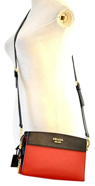 Prada Saffaino Leather Cross Body Bag