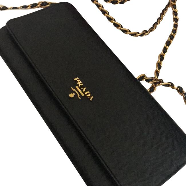 Prada Saffiano Black Cross Body Bag
