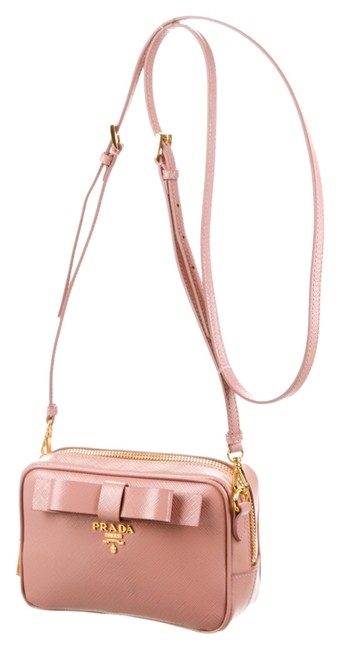 Prada Saffiano Bow Cross Body Bag