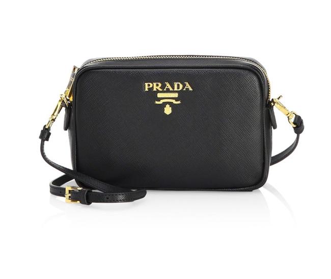 Prada Saffiano Camera Cross Body Bag