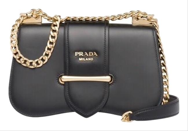 Prada Sidonie Shoulder Black Cross Body Bag