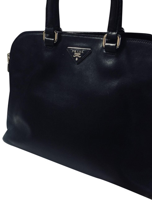 Prada Soft Calf Nero Tu Black Calfskin Leather Cross Body Bag