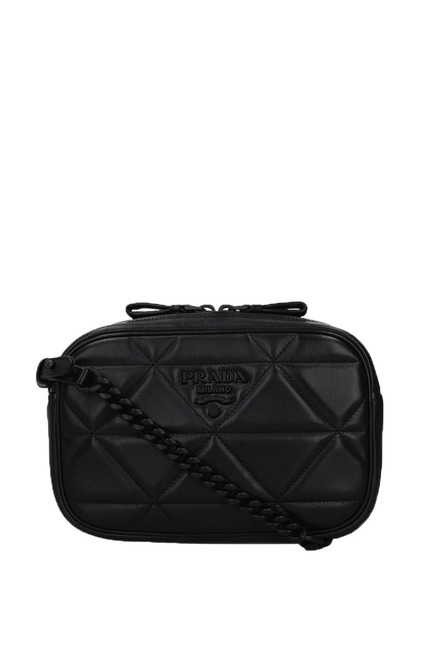 Prada Spectrum Nappa Black Leather Cross Body Bag