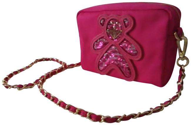 Prada Teddy Bear Pink Nylon Cross Body Bag