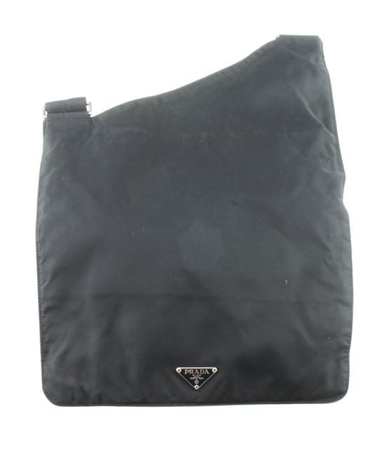 Prada Tessuto 166669 Black Nylon Cross Body Bag