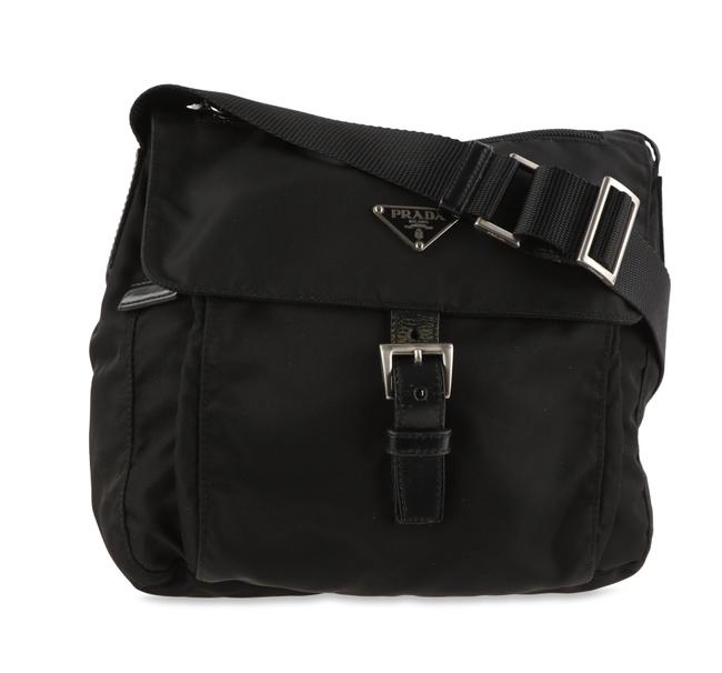 Prada Tessuto Black Nylon Cross Body Bag