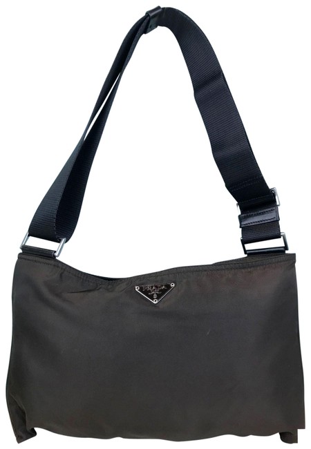 Prada Shoulder Tessuto Lightweight Sale Brown Nylon Cross Body Bag