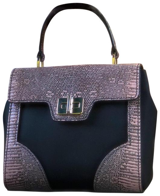 Prada Shoulder Tessuto Lucerto Black Leather Cross Body Bag