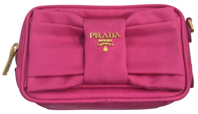 Prada Tessuto NylonLeather Bow 1n1727 Cross Body Bag
