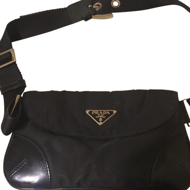 Prada Waist Tessuto Black Cross Body Bag