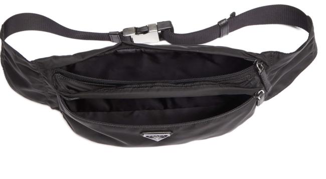Prada Tessuto Waist Pack Black Cross Body Bag